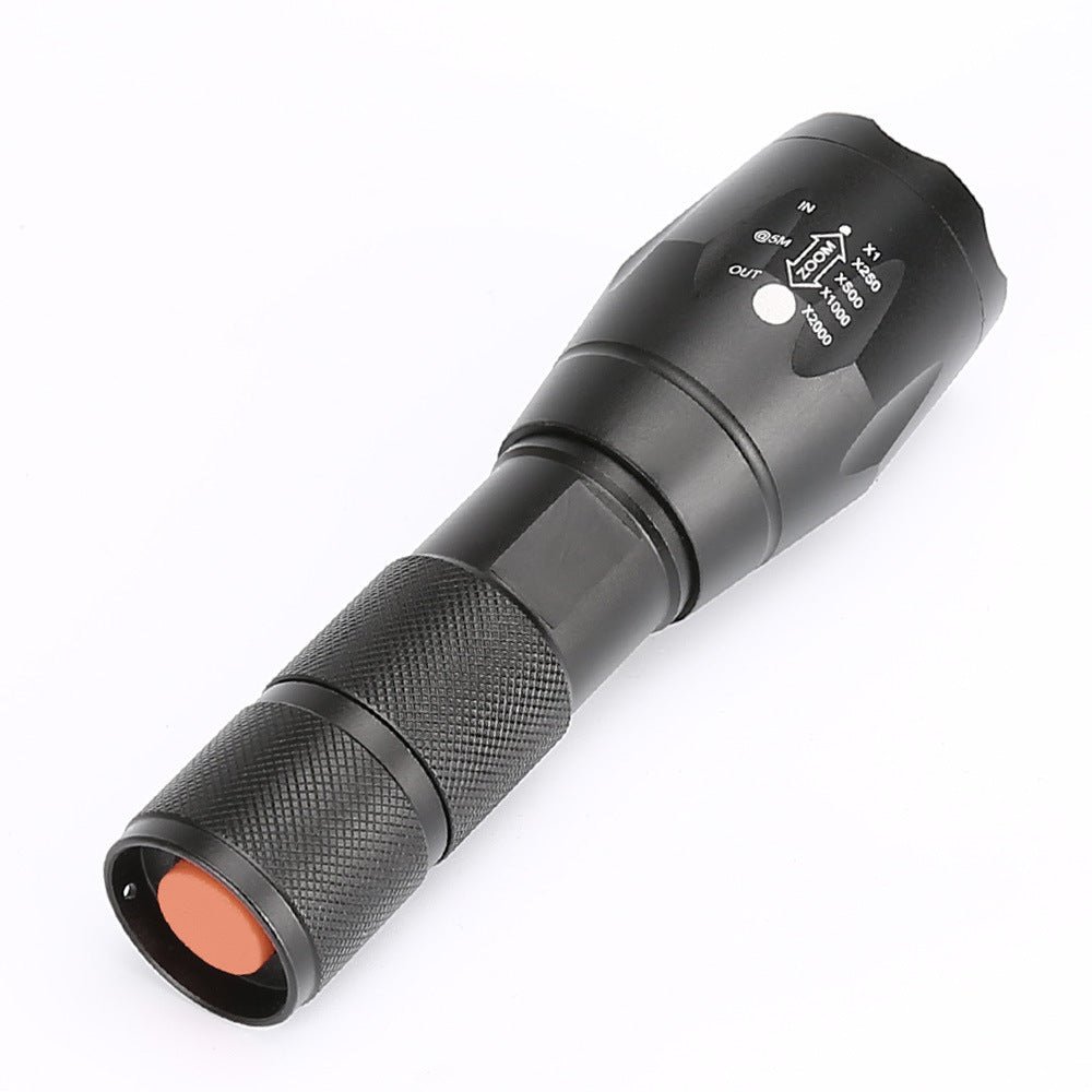 Portable Mini Flashlight LED ZOOM Torch Hunting Zoomable Flashlight Torch Light - InspiredGrabs.com