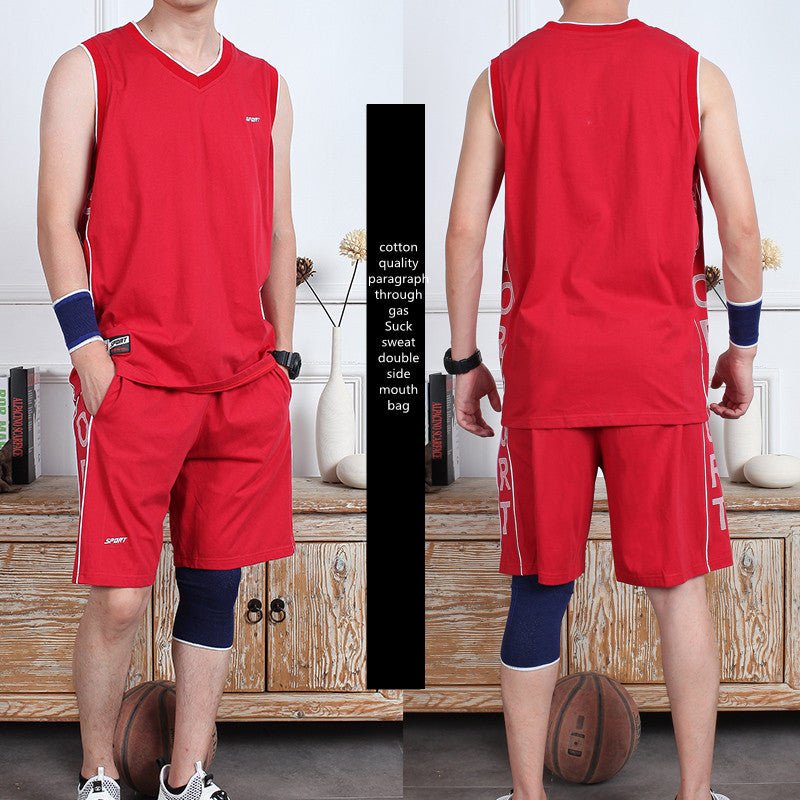 Professional Athletic Attire: Sleek Sleeveless Vest and Shorts for Optimal Performance - InspiredGrabs.com