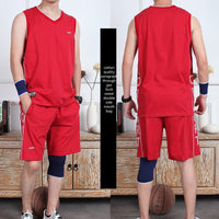 Thumbnail for Professional Athletic Attire: Sleek Sleeveless Vest and Shorts for Optimal Performance - InspiredGrabs.com