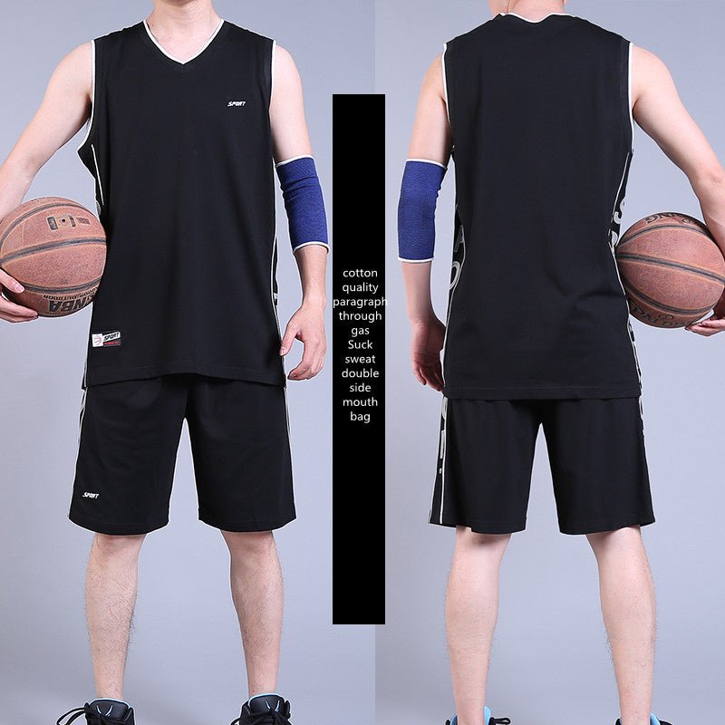 Professional Athletic Attire: Sleek Sleeveless Vest and Shorts for Optimal Performance - InspiredGrabs.com