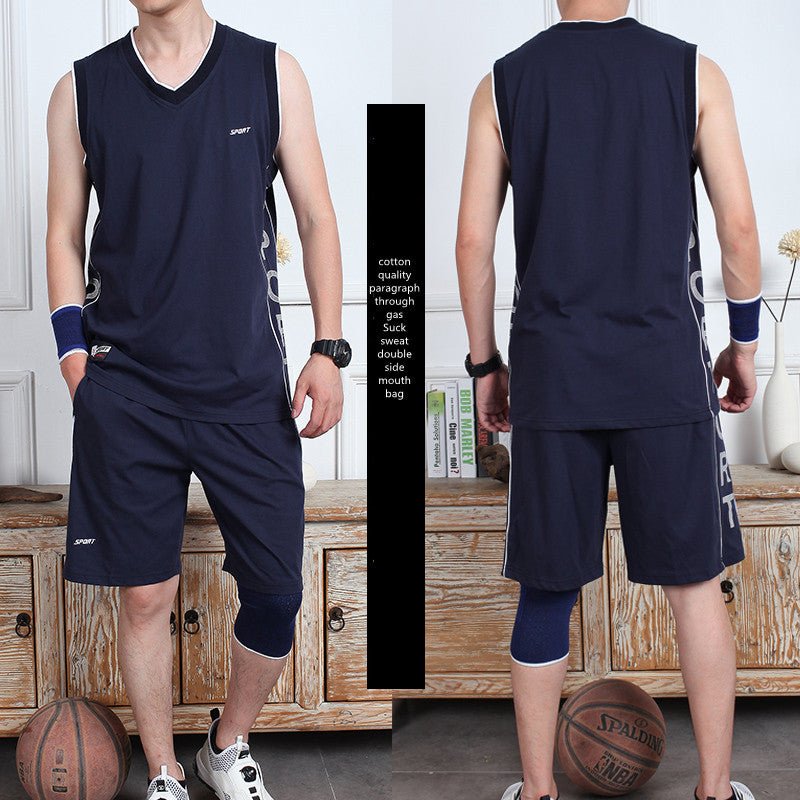 Professional Athletic Attire: Sleek Sleeveless Vest and Shorts for Optimal Performance - InspiredGrabs.com