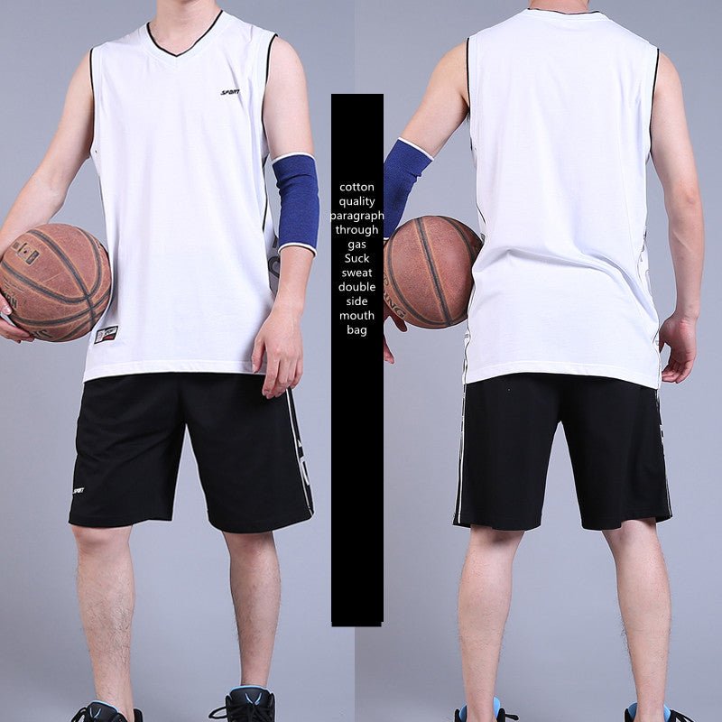 Professional Athletic Attire: Sleek Sleeveless Vest and Shorts for Optimal Performance - InspiredGrabs.com