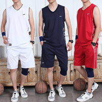 Thumbnail for Professional Athletic Attire: Sleek Sleeveless Vest and Shorts for Optimal Performance - InspiredGrabs.com