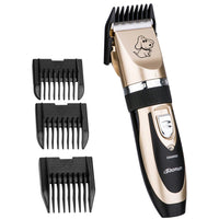 Thumbnail for Professional Electric Pet Dog Hair Trimmer Rechargeable Animal Grooming Clippers Cat Shaver Haitcut Machine 110-240V AC - InspiredGrabs.com