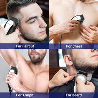 Thumbnail for Professional Hair Clippers, Corded Hair Clippers for Men, Kids, Strong Motor Barber Salon Complete Hair and Beard, Clipping and Trimming Kit - InspiredGrabs.com