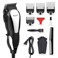 Thumbnail for Professional Hair Clippers, Corded Hair Clippers for Men, Kids, Strong Motor Barber Salon Complete Hair and Beard, Clipping and Trimming Kit - InspiredGrabs.com