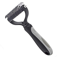 Thumbnail for Professional Pet Grooming Tool 2 Sided Undercoat Dog Cat Shedding Comb Brush Pet - InspiredGrabs.com