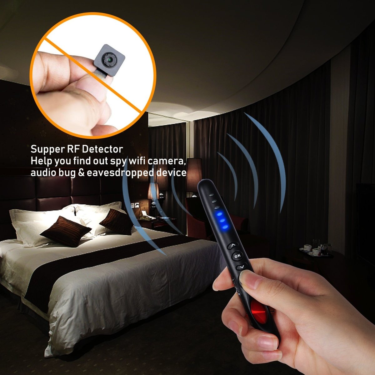 Protect Your Privacy with Our Hotel Camera Detector - Say No to Eavesdropping! - InspiredGrabs.com