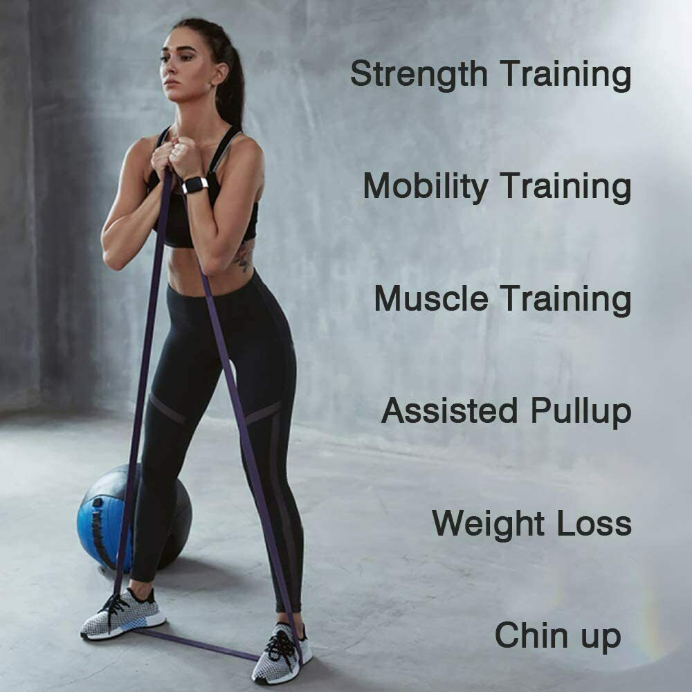 Pull-Up Bands Heavy Duty Resistance Band for Gym Exercise Fitness Workout Set US - InspiredGrabs.com