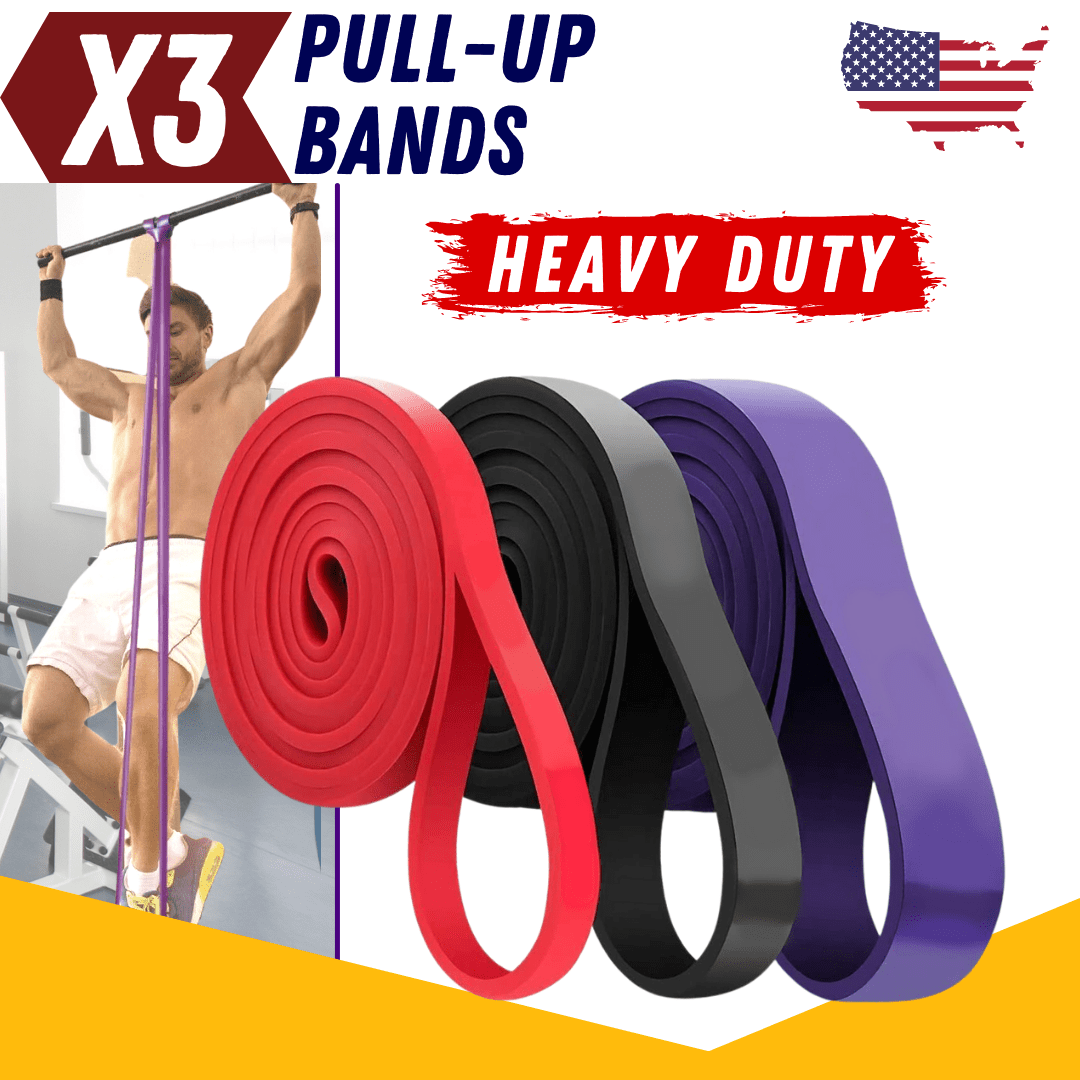Pull-Up Bands Heavy Duty Resistance Band for Gym Exercise Fitness Workout Set US - InspiredGrabs.com
