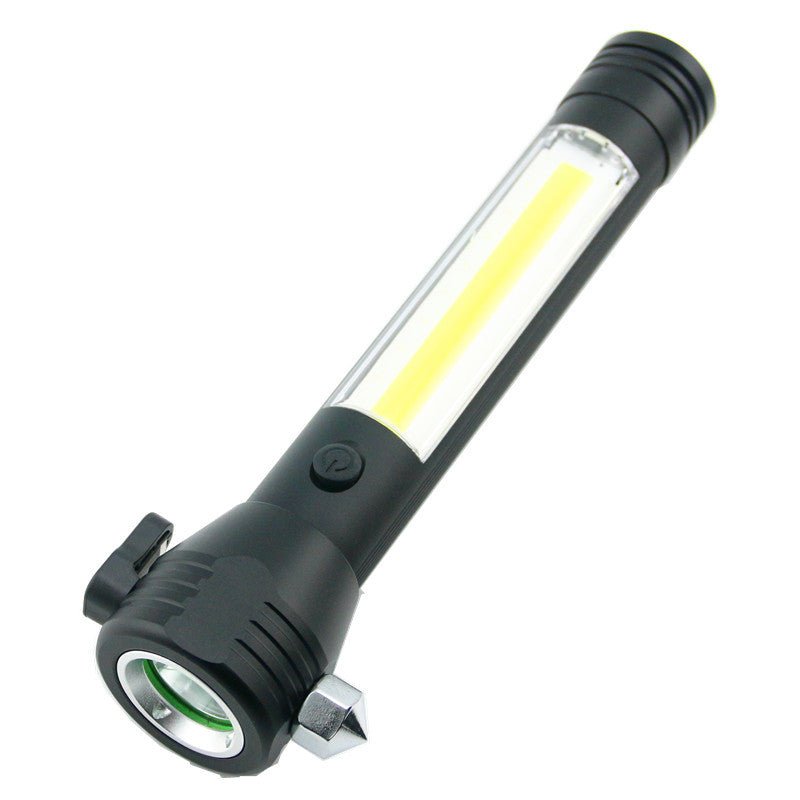 Rescue Solar Energy Safety Hammer Flashlight - InspiredGrabs.com