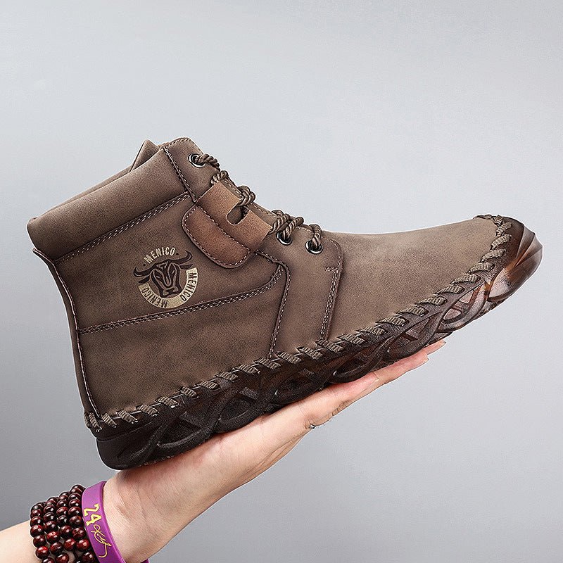 Retro Trend Tooling Boots High-Top Casual Shoes - InspiredGrabs.com