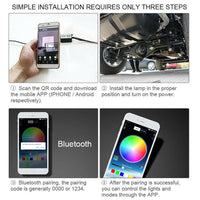 Thumbnail for Car Underglow Light Flexible Strip LED Underbody Lights Remote APP Control Car Led Neon Light RGB Decorative Atmosphere Lamp - InspiredGrabs.com