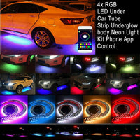 Thumbnail for Car Underglow Light Flexible Strip LED Underbody Lights Remote APP Control Car Led Neon Light RGB Decorative Atmosphere Lamp - InspiredGrabs.com