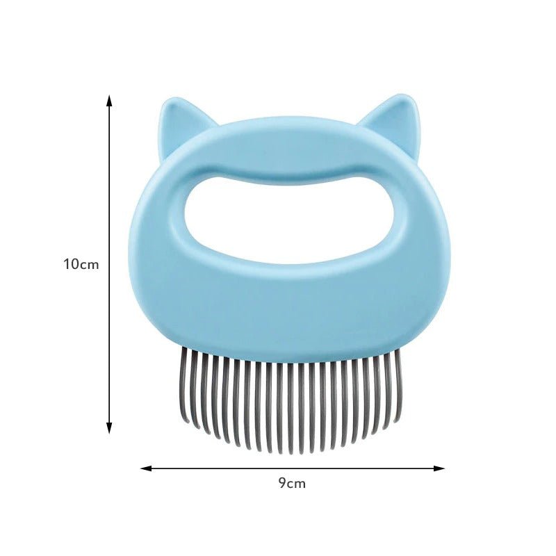 3-color Pet Cat Dog Massage Brush Shell Shaped Handle Pet Grooming Massage Tool to Remove Loose Hairs Dogs Cats Pet Supplies - InspiredGrabs.com