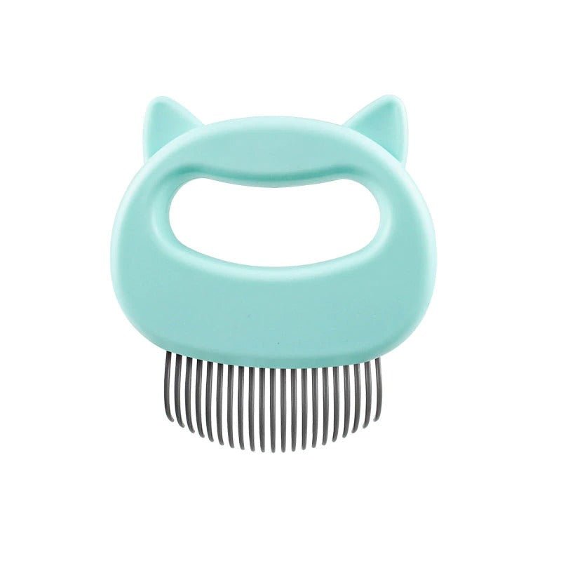 3-color Pet Cat Dog Massage Brush Shell Shaped Handle Pet Grooming Massage Tool to Remove Loose Hairs Dogs Cats Pet Supplies - InspiredGrabs.com