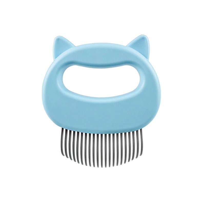 3-color Pet Cat Dog Massage Brush Shell Shaped Handle Pet Grooming Massage Tool to Remove Loose Hairs Dogs Cats Pet Supplies - InspiredGrabs.com