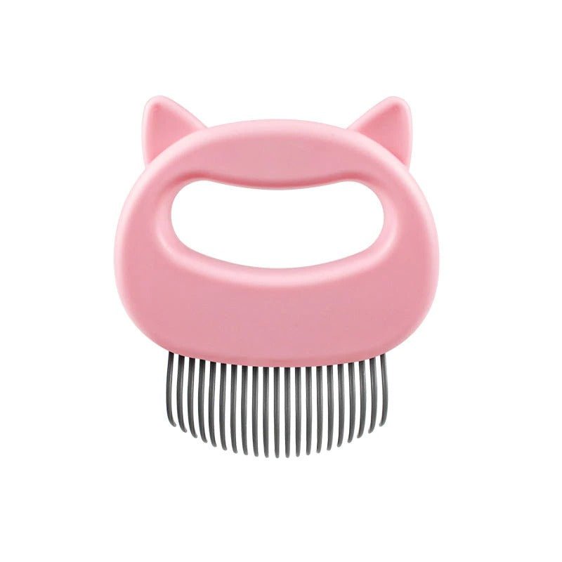 3-color Pet Cat Dog Massage Brush Shell Shaped Handle Pet Grooming Massage Tool to Remove Loose Hairs Dogs Cats Pet Supplies - InspiredGrabs.com