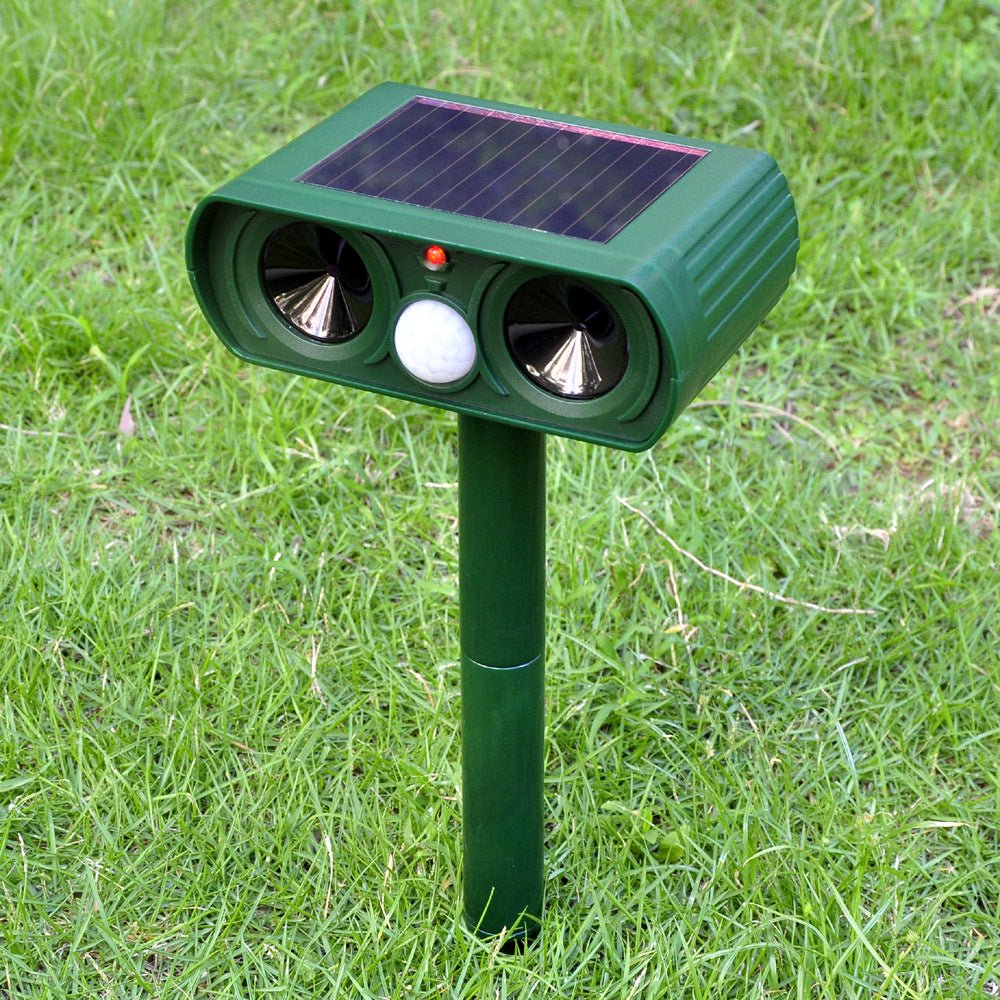 Revolutionize your outdoor experience with our New Energy Solar Ultrasonic Driver. - InspiredGrabs.com