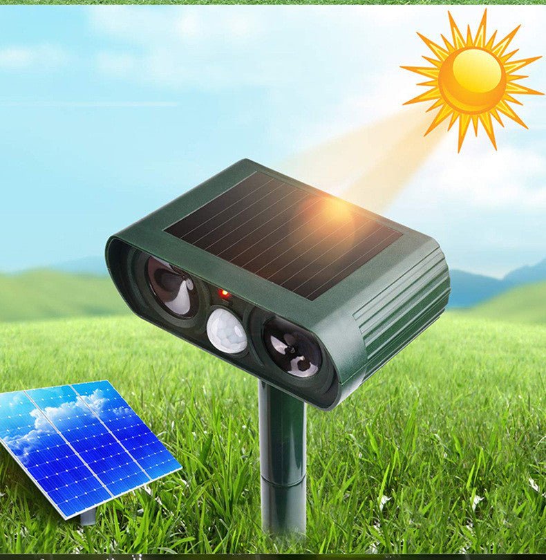 Revolutionize your outdoor experience with our New Energy Solar Ultrasonic Driver. - InspiredGrabs.com