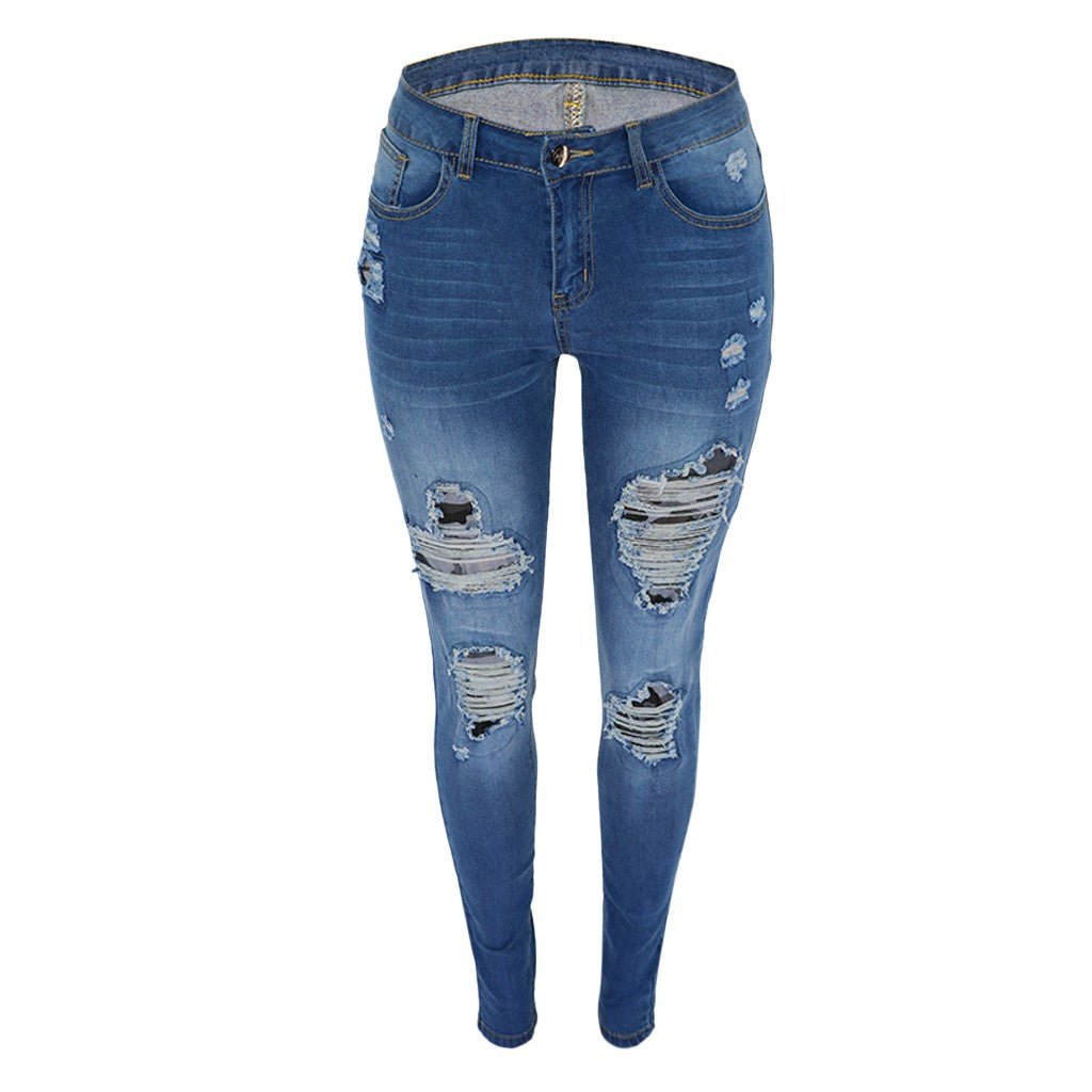 Ripped Hip Jeans - InspiredGrabs.com