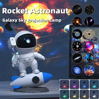 Thumbnail for Rocket Astronaut Galaxy Starry Sky Projector Lamp Desktop - InspiredGrabs.com