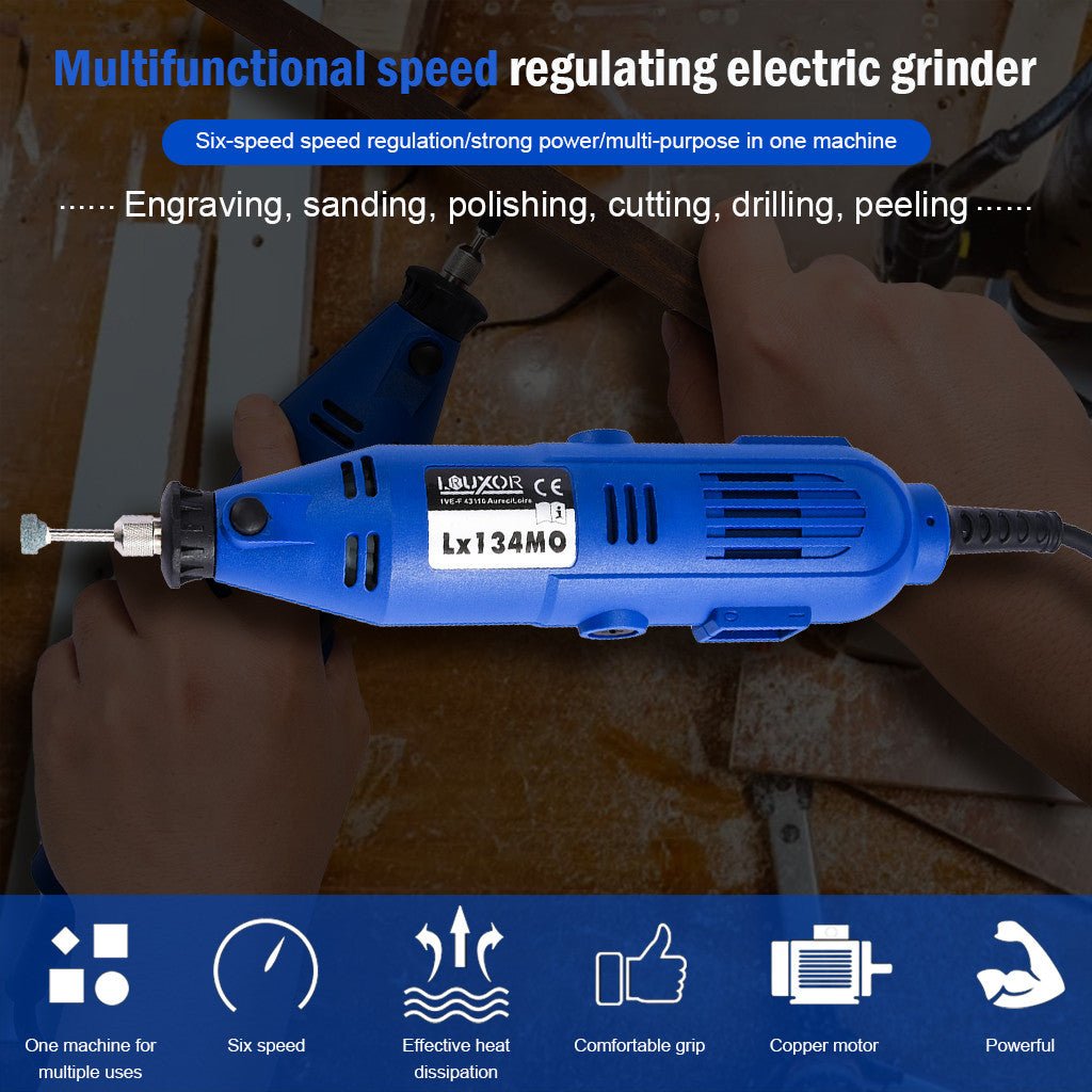 Rotary Tool Set Accessory Kit 80-PC Grinding Sanding Polishing with Case - InspiredGrabs.com