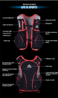 Thumbnail for Running Water Bag Backpack Sports Vest - InspiredGrabs.com