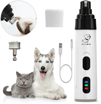 Thumbnail for Pet Dog Cat Nail Paws Grinder Trimmer Tool Grooming Care Clipper Electric Kit - InspiredGrabs.com