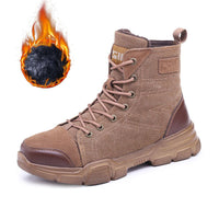 Thumbnail for Safety Shoes Steel Toe Cap High-top Work Protective Labor Insurance Shoes - InspiredGrabs.com