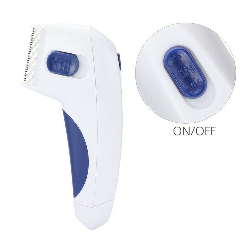 Anti Lice Flea Electric Comb Pet Head Lice Removal Killer Brush Treatment Tool - InspiredGrabs.com