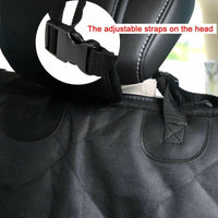 Thumbnail for Seat Cover Rear Back Car Pet Dog Travel Waterproof Bench Protector Luxury -Black - InspiredGrabs.com