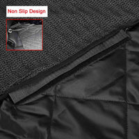 Thumbnail for Seat Cover Rear Back Car Pet Dog Travel Waterproof Bench Protector Luxury -Black - InspiredGrabs.com