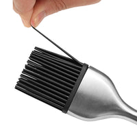 Thumbnail for Silicon Oil Brush with Stainless Steel Handle - InspiredGrabs.com