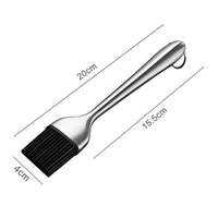 Thumbnail for Silicon Oil Brush with Stainless Steel Handle - InspiredGrabs.com