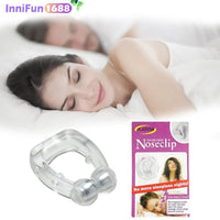 Thumbnail for Silicone Magnetic Anti-snore Stop Snoring Nose Clip Sleep Tray Sleeping Aid Apnea Guard Night Device - InspiredGrabs.com