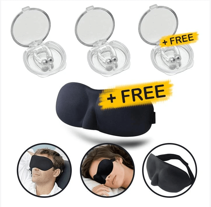 Silicone Magnetic Anti-snore Stop Snoring Nose Clip Sleep Tray Sleeping Aid Apnea Guard Night Device - InspiredGrabs.com