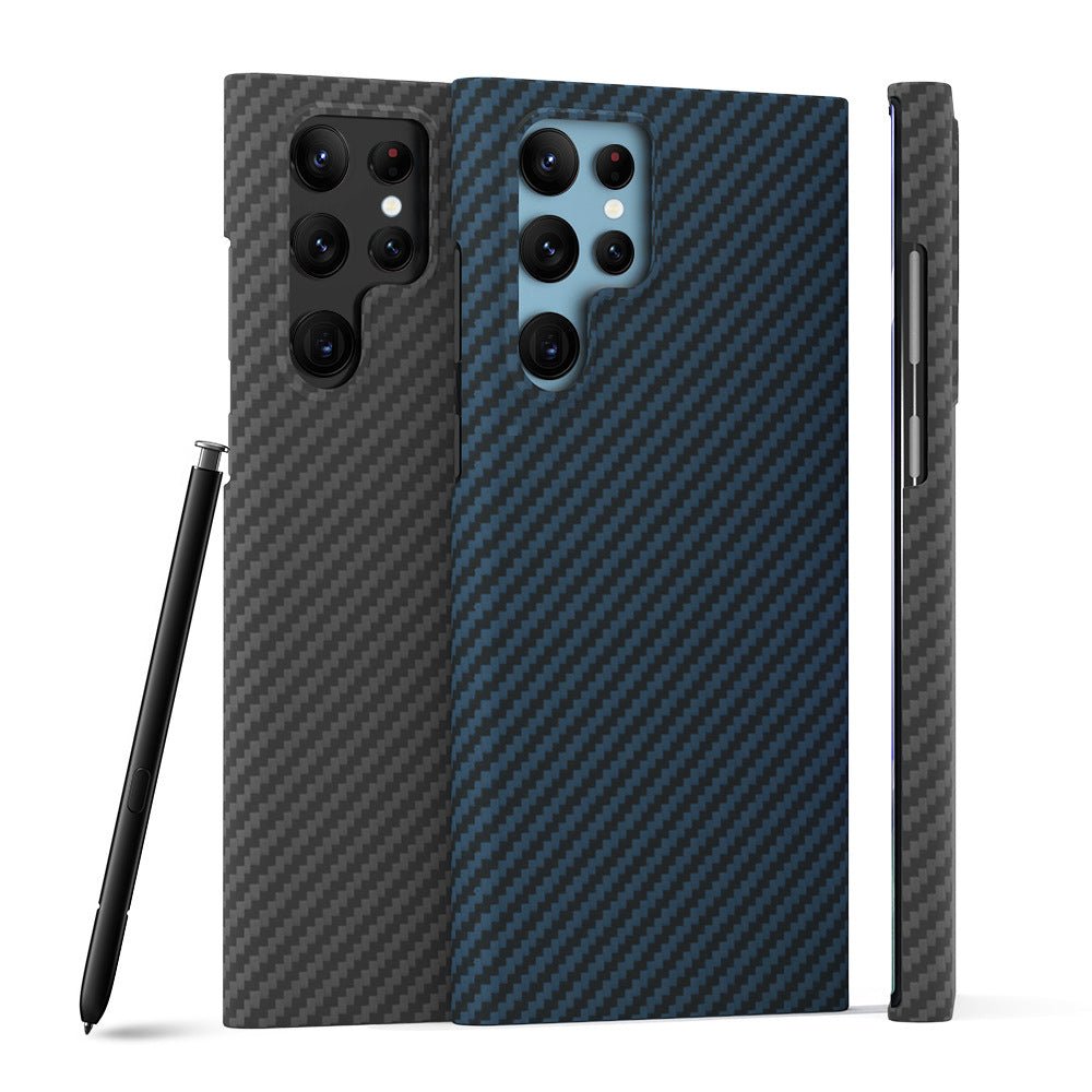 Sleek and Lightweight Mobile Phone Case made with Kevlar Carbon Fiber - InspiredGrabs.com