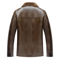 Thumbnail for Sleek and stylish stand collar PU jacket for a polished look. - InspiredGrabs.com