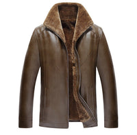 Thumbnail for Sleek and stylish stand collar PU jacket for a polished look. - InspiredGrabs.com