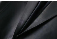 Thumbnail for Slim Suit Collar Leather Little Jacket - InspiredGrabs.com