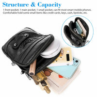 Thumbnail for Small Cell Phone Purse Wallet Shoulder Bag Case Cross-body Pouch Handbag Women - InspiredGrabs.com