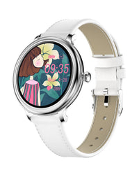 Thumbnail for Smart Watch Full Circle Touch Screen Heart Rate Sleep Monitoring Female Watch - InspiredGrabs.com