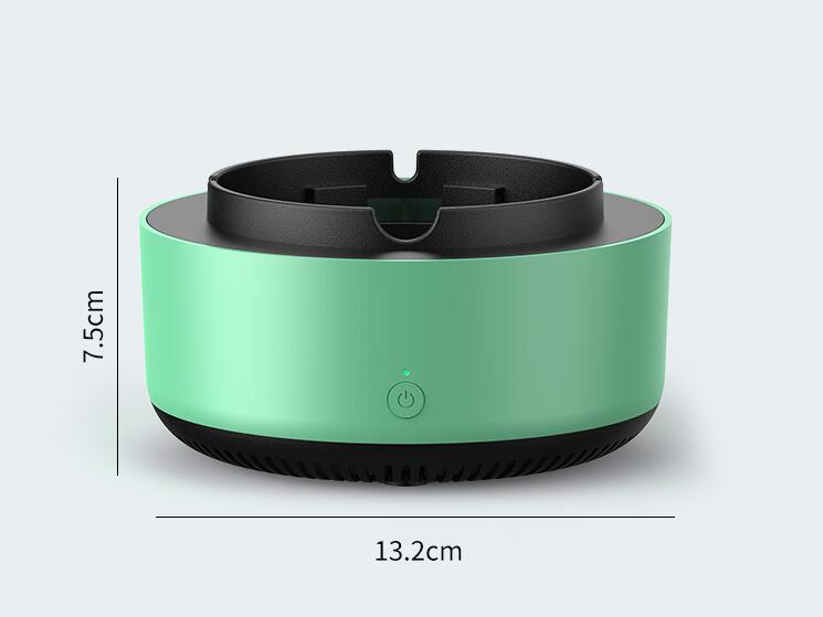 Smoke Removal Air Purification Ashtray Anion Purification Practical Automatic Purifier Ashtray Portable Gadgets for Car Ashtray - InspiredGrabs.com