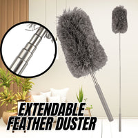 Thumbnail for Adjustable Soft Microfiber Feather Duster Dusting Brush Household Cleaning Tool - InspiredGrabs.com