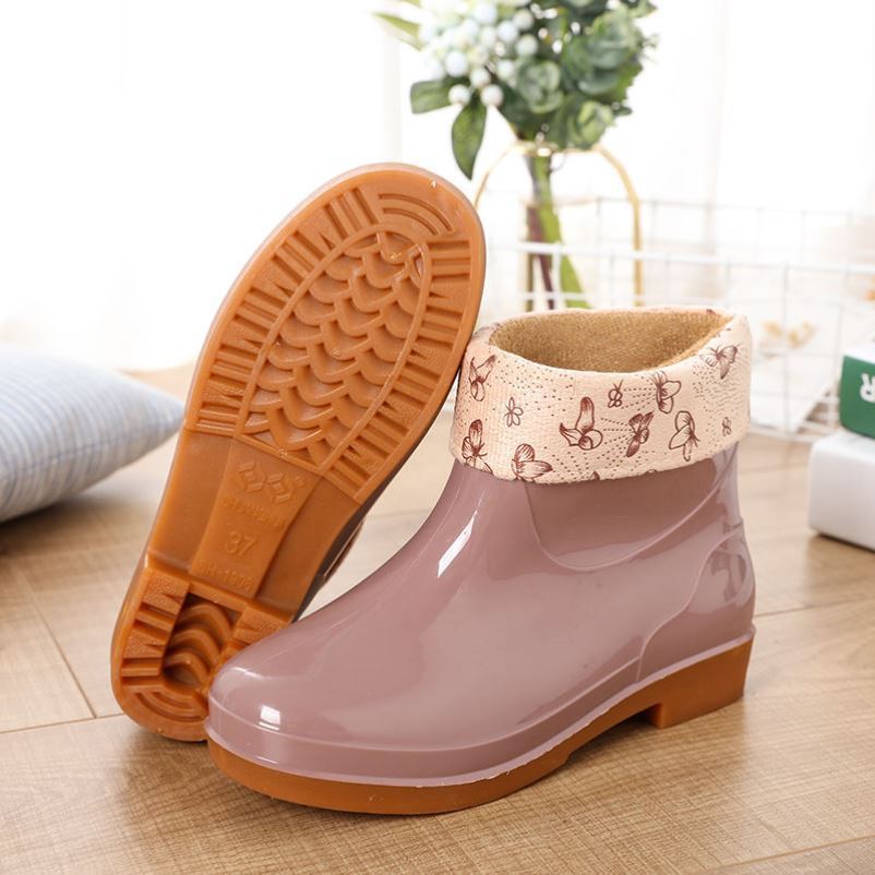 Adult Rubber Shoes Soft Soled Non-slip Rain Boots - InspiredGrabs.com