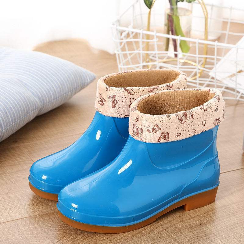 Adult Rubber Shoes Soft Soled Non-slip Rain Boots - InspiredGrabs.com