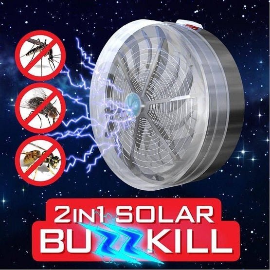 Solar-Powered Bug Zapper: The Ultimate Solution for Mosquitoes, Insects, and Flies Indoors and Outdoors - InspiredGrabs.com