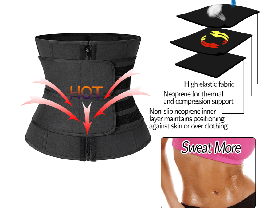 Sports Slimming Waist Belt - InspiredGrabs.com