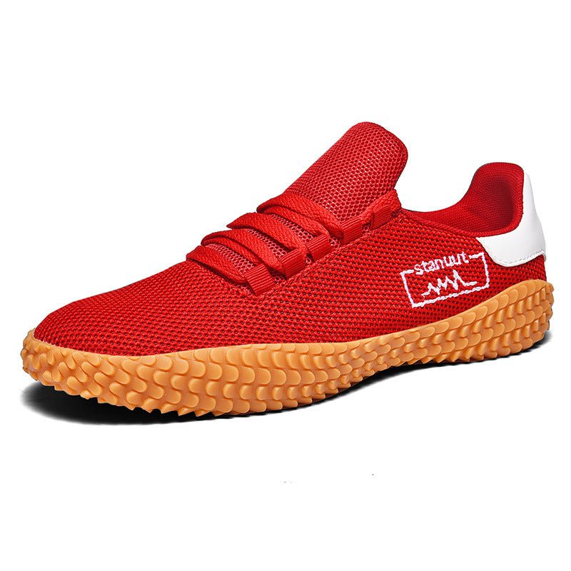 Spring and Summer Flying Woven Casual Shoes Large Men's Shoes Beathable Korean Forrest Gump Sneakers - InspiredGrabs.com